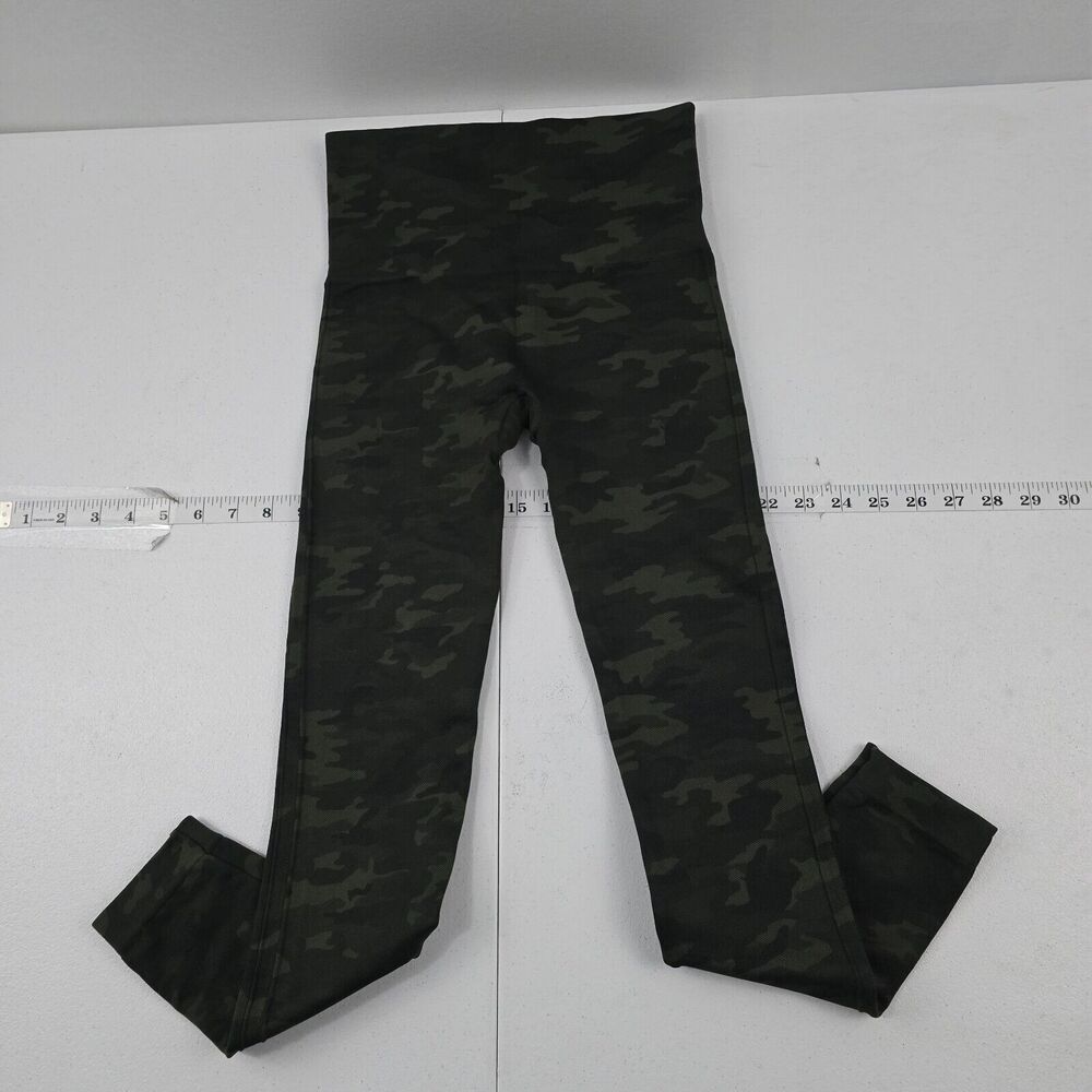 Spanx Camo leggings womens green Small 4787